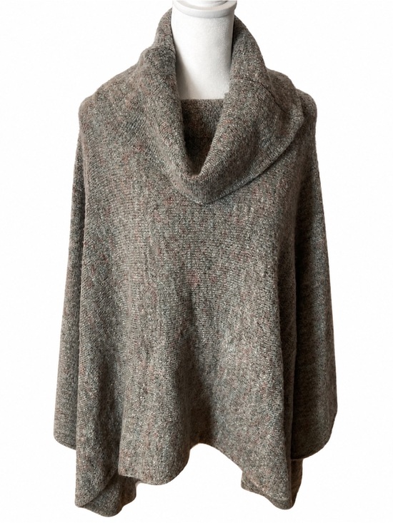 Sweaters - World Market Cozy Oversized Cowl Neck Women's Sweater - Taupe Heather